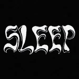 Sleep – band wavy font logo patch SLEE04
