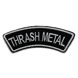 Thrash Metal Badge statement embroidered patch THRA01