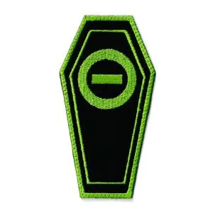 Type O Negative - embroidered coffin band patch TYPE01