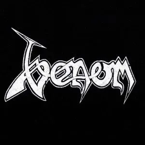 Venom – stylized font band logo patch VENM02