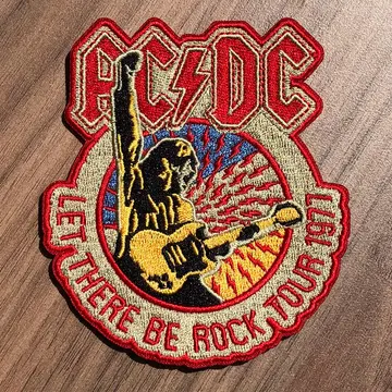 AC/DC - Let There Be Rock Tour 1977 (Embroidered Patch)