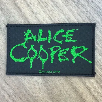 Alice Cooper - Green Logo (Woven Patch)