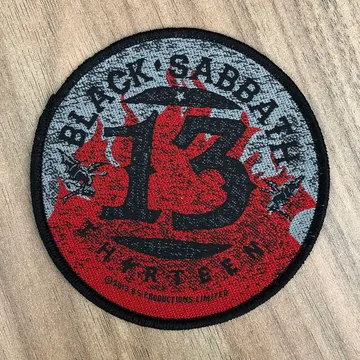 Black Sabbath - 13 (Circle) (Woven Patch)
