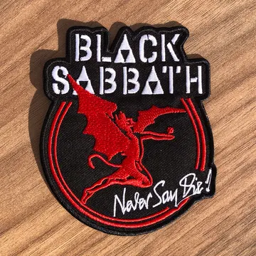 Black Sabbath - Never Say Die (Red Henry) (Embroidered Patch)