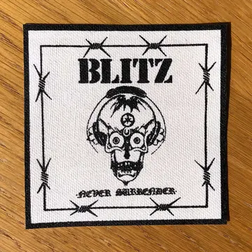 Blitz - Never Surrender (Printed Patch)