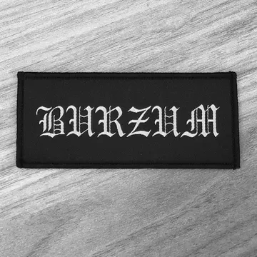 Burzum - White Logo (Woven Patch)