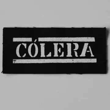 Colera - White Logo (Printed Patch)