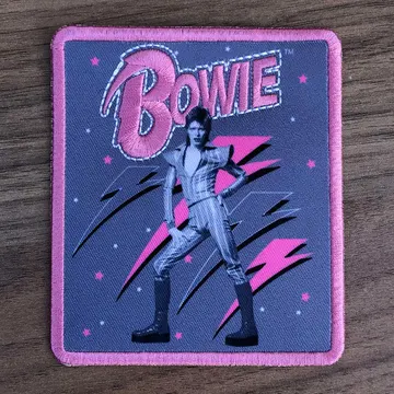 David Bowie - Pink Flash (Embroidered Patch)