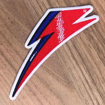 David Bowie - Ziggy Stardust Flash (Embroidered Patch)