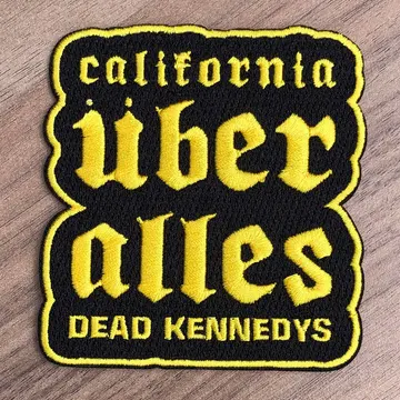 Dead Kennedys - California Uber Alles (Yellow) (Embroidered Patch)