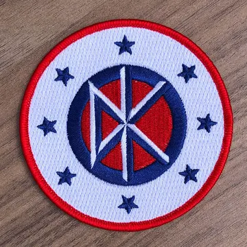 Dead Kennedys - Circle Logo & Stars (Embroidered Patch)