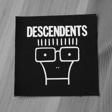 Descendents - White Logo & Milo (Printed Patch)