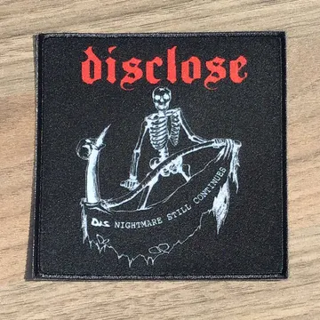 Disclose - Dis Nightmare Still Continues (Printed Patch)