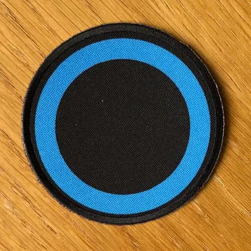 Germs - Blue Circle Logo (Circle) (Printed Patch)