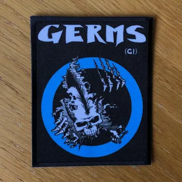 Germs - Logo & Skull (Printed Patch)