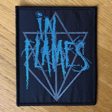 In Flames - Blue Logo (Woven Patch)