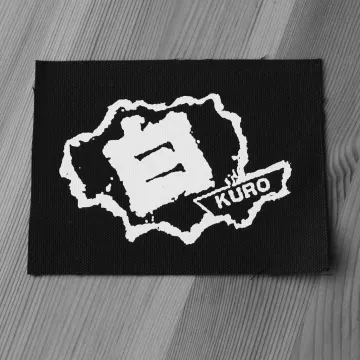 Kuro - White Logo (Printed Patch)