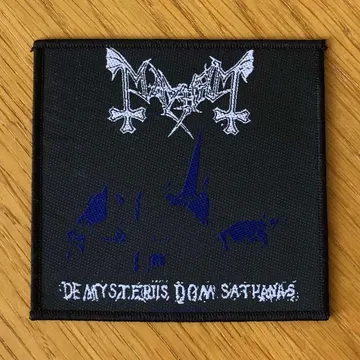 Mayhem - De Mysteriis Dom Sathanas (Woven Patch)