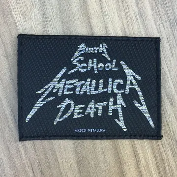 Metallica - Birth, School, Metallica, Death (Woven Patch)