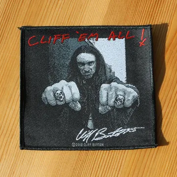 Metallica - Cliff 'em All (Woven Patch)