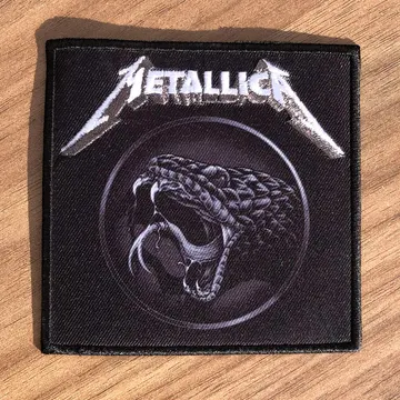 Metallica - Metallica (The Black Album) (Snake Head) (Embroidered Patch)