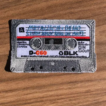 Metallica - No Life 'til Leather Cassette (Embroidered Patch)