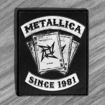 Metallica - Since 1981 (Cards) (Printed Patch)