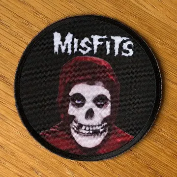 Misfits - Logo & Fiend (Circle) (Printed Patch)