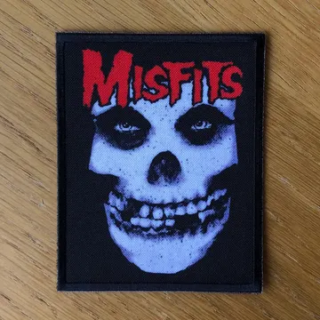 Misfits - Red Logo & Fiend (Printed Patch)