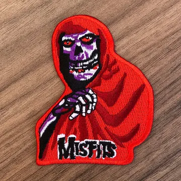 Misfits - The Crimson Ghost (Cutout) (Embroidered Patch)