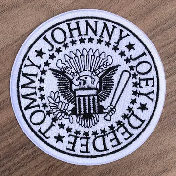 Ramones - Seal (White) (Embroidered Patch)