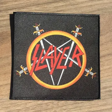 Slayer - Logo and Sword Pentagram (Printed Patch)