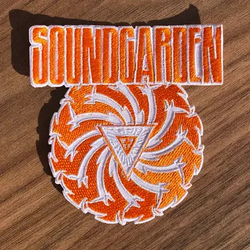 Soundgarden - Badmotorfinger (Orange & White) (Embroidered Patch)