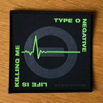 Type O Negative - Life is Killing Me (Woven Patch)