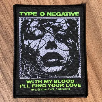 Type O Negative - With My Blood I'll Find Your Love (Woven Patch)