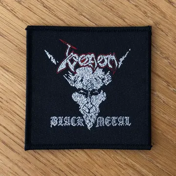Venom - Black Metal (Silver) (Woven Patch)