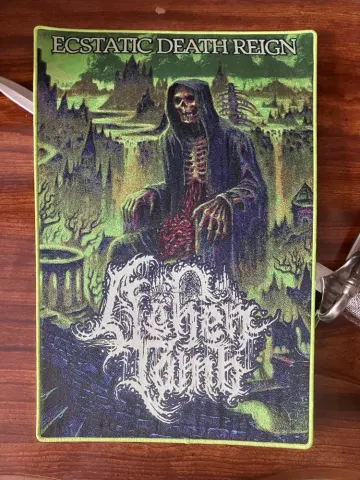 (MUST GO TRACKED) Official Ashen Tomb - “Ecstatic Death Reign” Backpatch