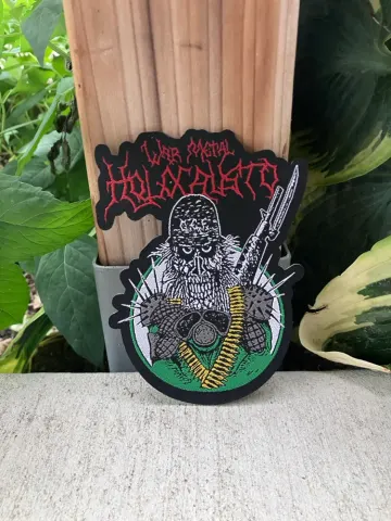 Official Holocausto - War Metal Lasercut Patch