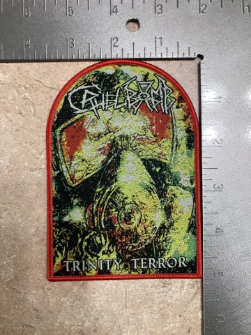 Official Cruel Bomb “Trinity Terror” woven patch