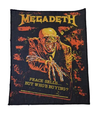 Megadeth peace sells backpatch 1