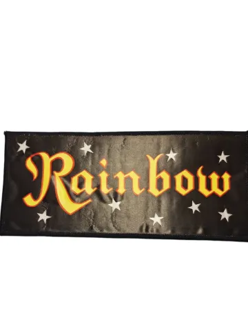 Rainbow satin logo
